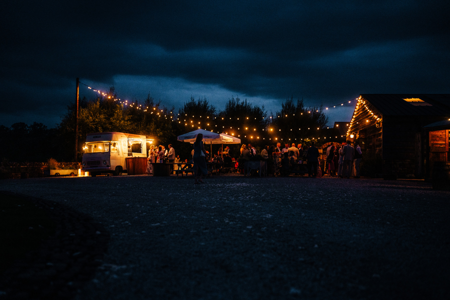 Ghyll Barn at night