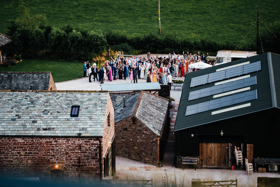 fun wedding at Ghyll Barn