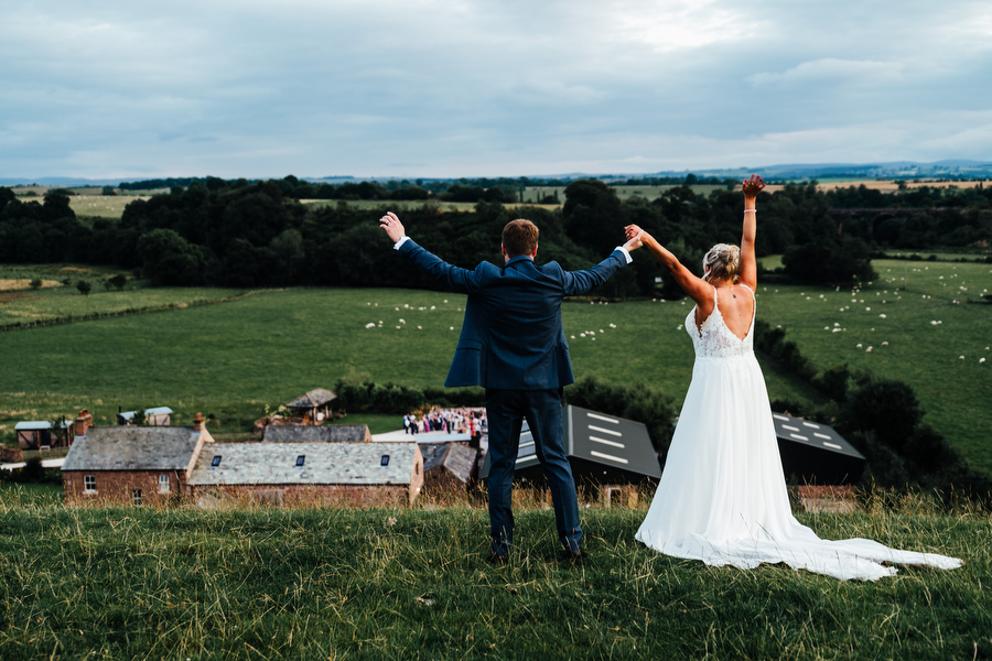 fun wedding at Ghyll Barn